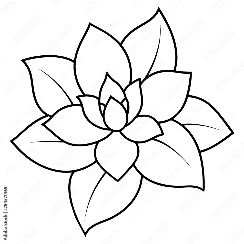 Flower vector illustration.
Flower vector illustration.