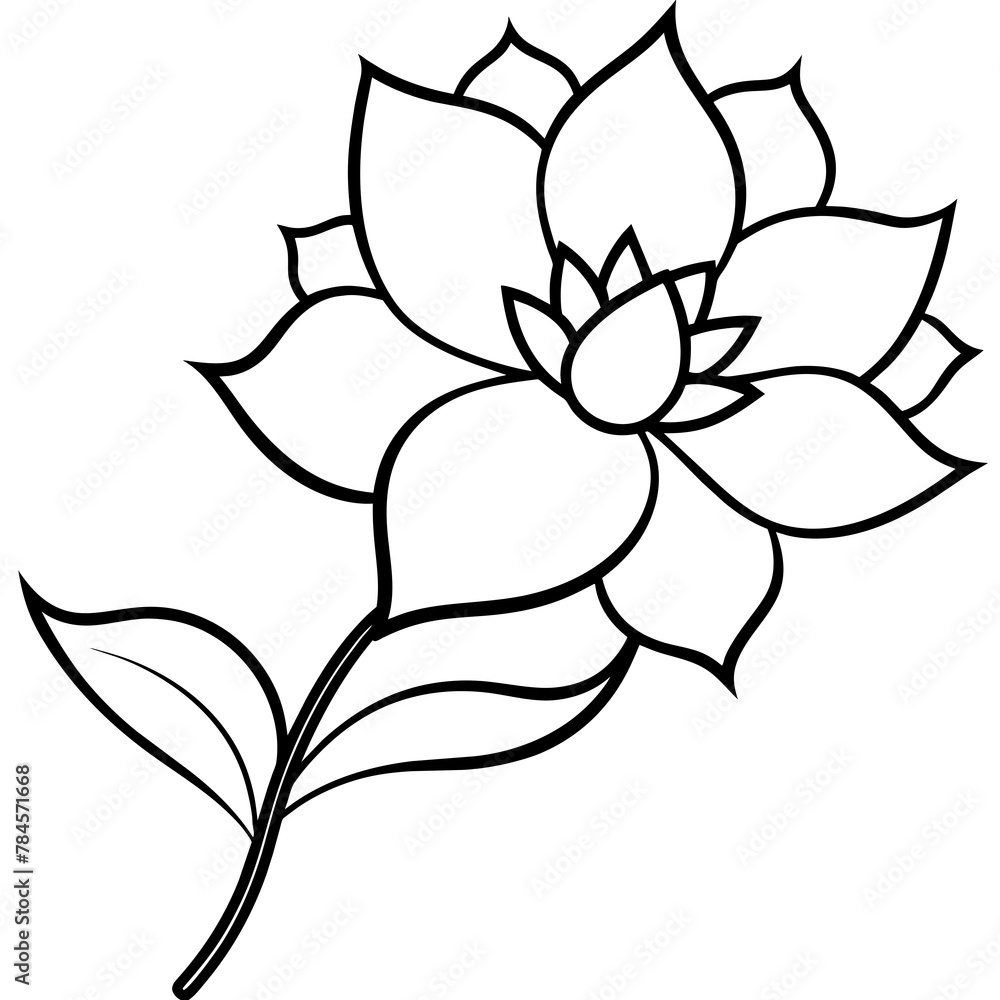 Flower vector illustration.
Flower vector illustration.