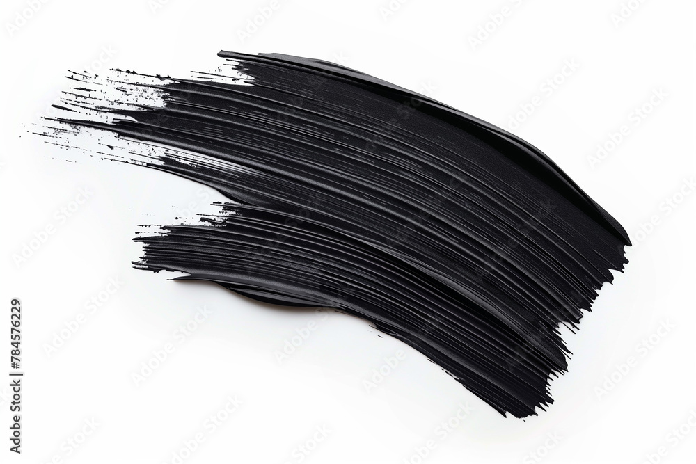 Ink mastery. Black marker paint texture on white background Ink mastery. Black marker paint texture on white background