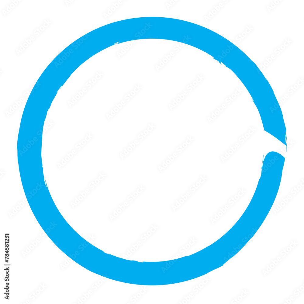 Blue paint grunge circle. Blue circle brush stroke vector isolated on white background. Blue enso zen circle brush stroke. For stamp, seal, ink and paintbrush design template. 11:11 Blue paint grunge circle. Blue circle brush stroke vector isolated on white background. Blue enso zen circle brush stroke. For stamp, seal, ink and paintbrush design template. 11:11