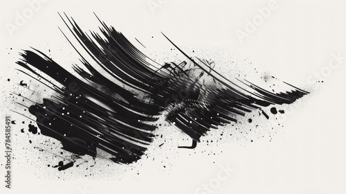 Minimum artwork design noise breaking logo Trendy grain shapes, graph prints, spray effects.