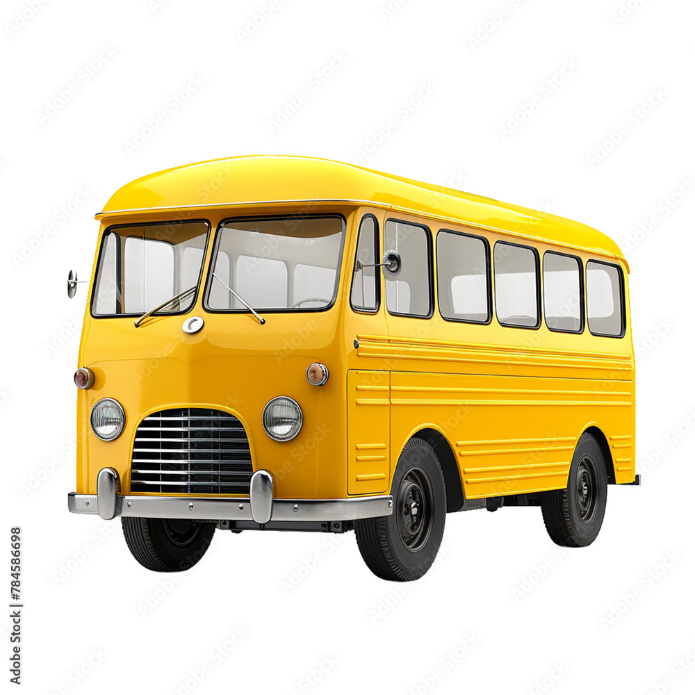 bus isolated on white background.

