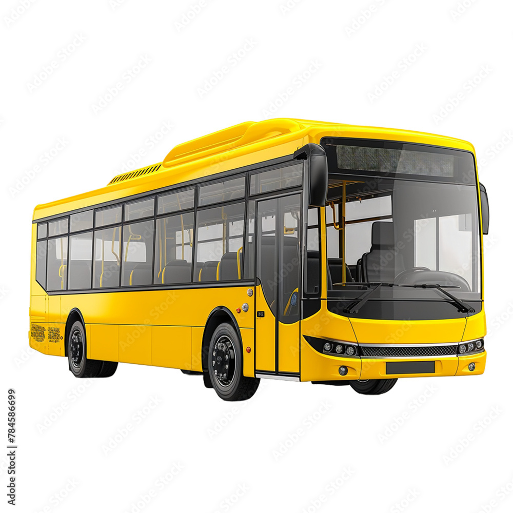 bus isolated on white background.
