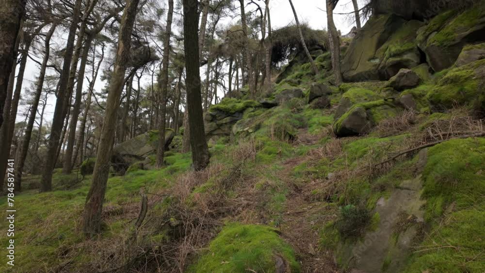 Establishing shot at The Roaches in the Peak District National Park. Establishing shot at The Roaches in the Peak District National Park.
