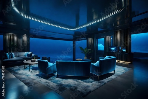 interior of a modern hotel