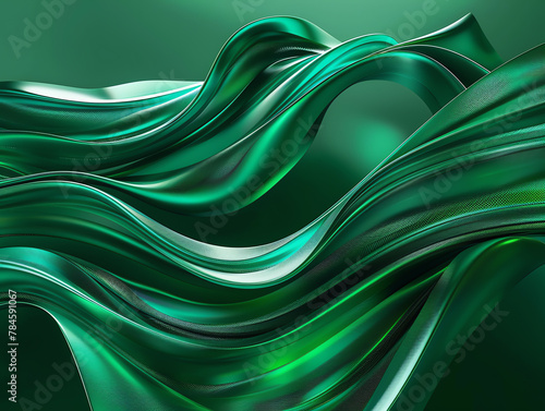 /imagine: prompt: 3d render of green silk
