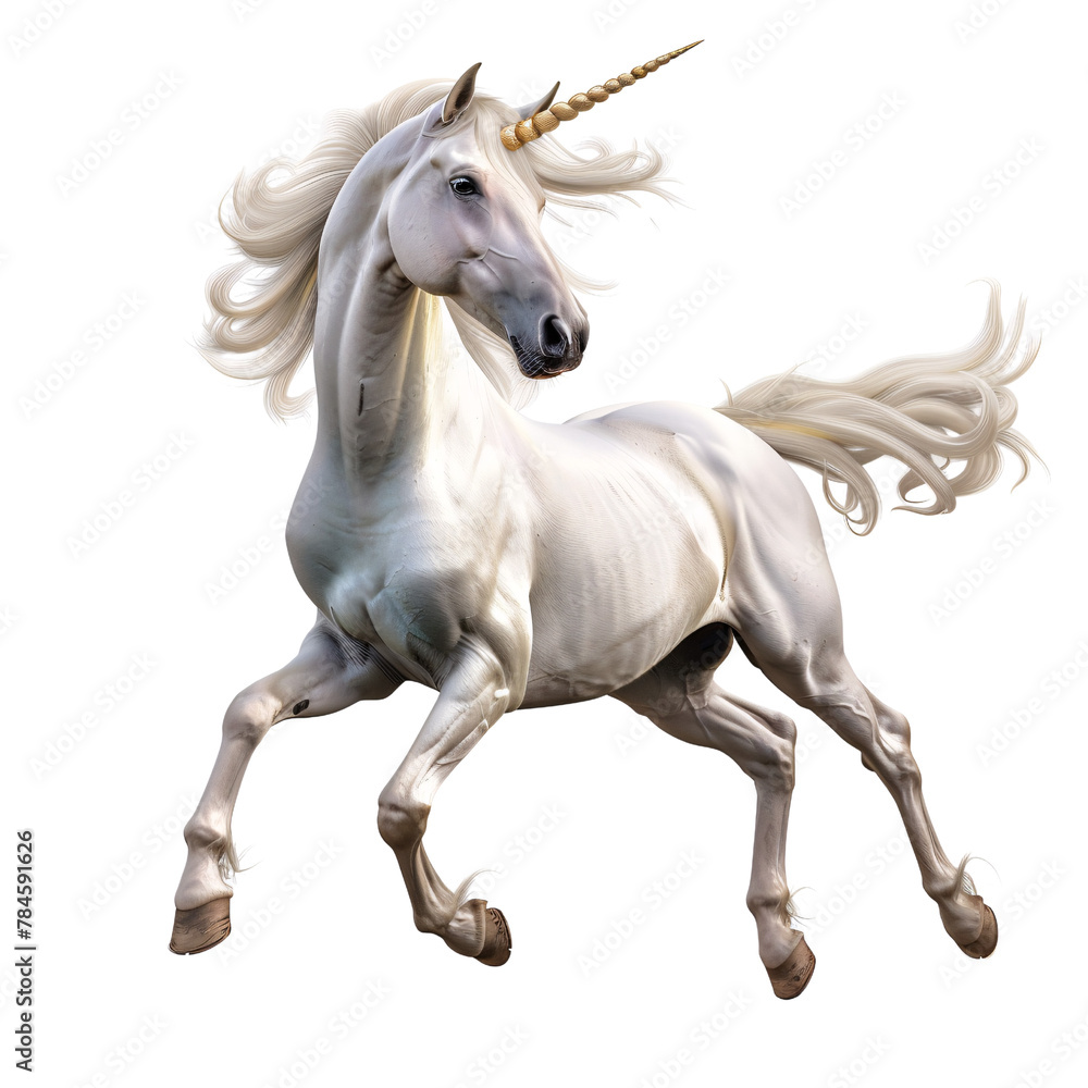 Unicorns element_hyperrealistic_hyper detailed_isolated on transparent background Unicorns element_hyperrealistic_hyper detailed_isolated on transparent background