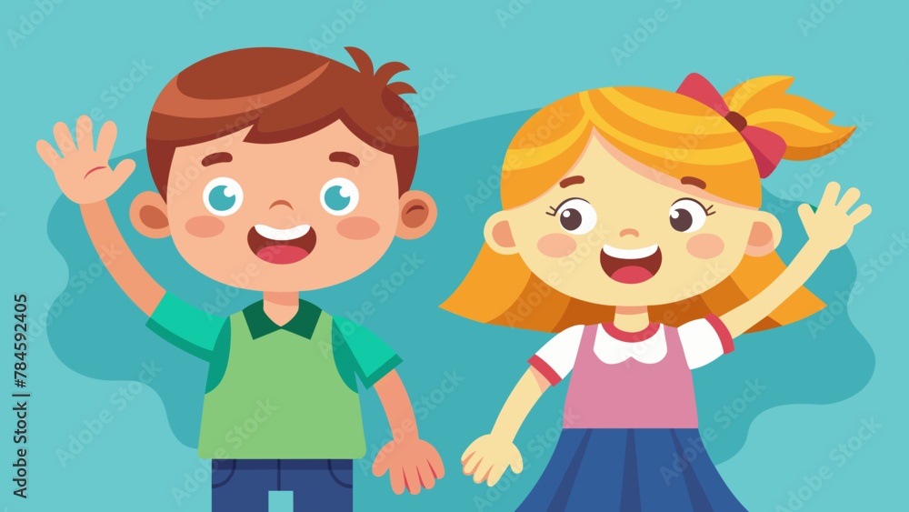 illustration-of-cartoon-boy-and-girl-with-backpack