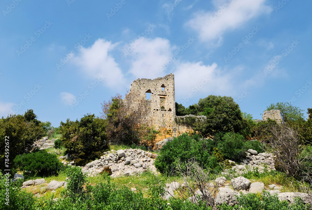The ancient Imirzeli ruins in Erdemli, Mersin