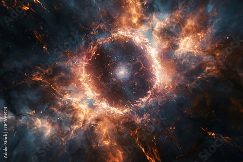 Antimatter particles, colliding, producing energy gamma rays: Futuristic technology advancement