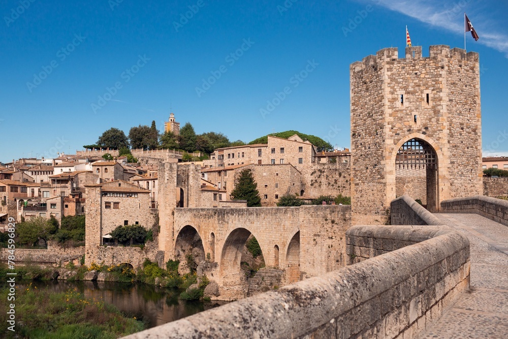 panoramic-view-town-besalu-characteristic-its-medieval-architecture