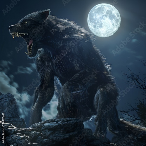 Werewolf Under the Full Moon © Franz Rainer