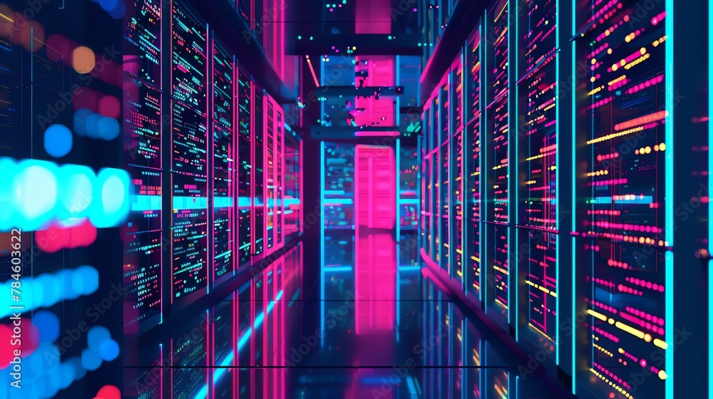 an realisttic background illustration for a knowledge base, database schemas and content, and much more, modern, futuristic