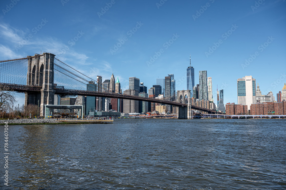 Fototapeta premium Beautiful views of the New York Skyline