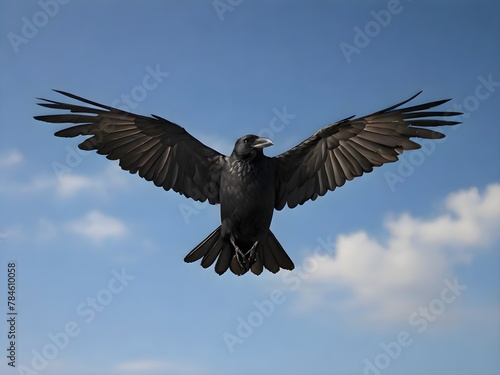 crow in flight © The Best One