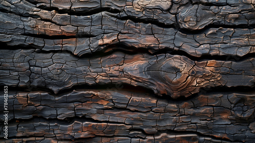 The texture of the bark of an old tree. Background for design