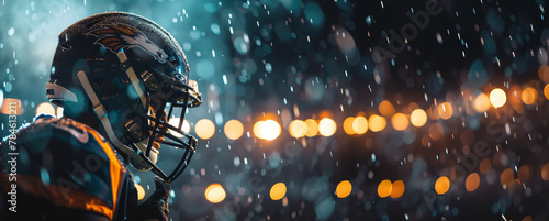 Football Player in Action