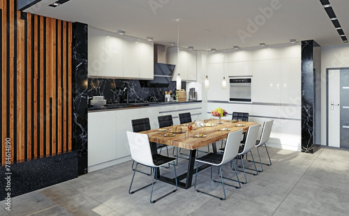 modern kitchen interior. © Victor zastol'skiy