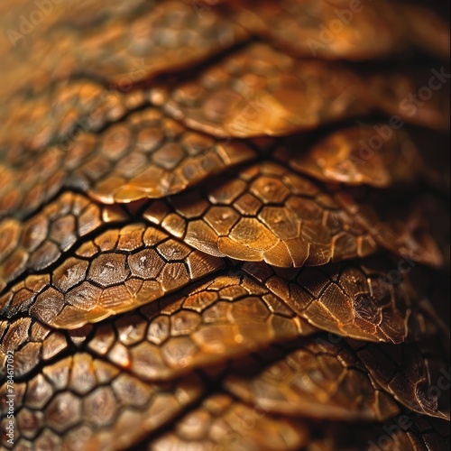 Close-up of a lizards skin