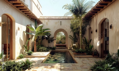 Bali. Mediterranean villa w...
