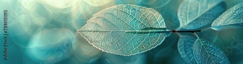 Leaf Floating on Water Surface