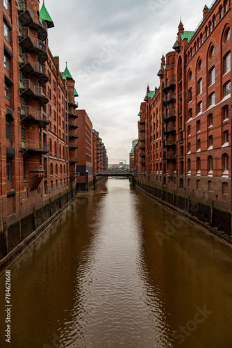 Portrait shot of Hamburg Speicherstadt Warehouse District © Emanuil