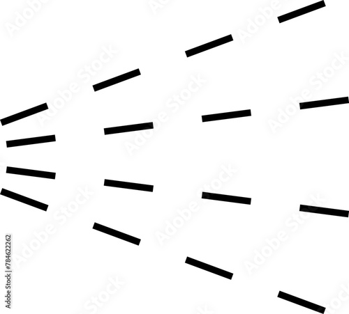 Spray vector icon. Spray icons set of water or air sprayer nozzle for paint aerosol or deodorant spray. Simple black spray cloud symbols - vector.