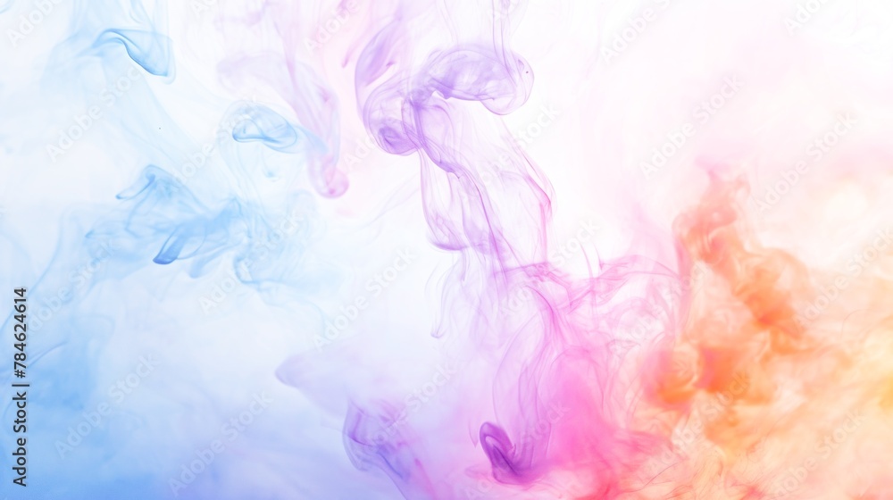 Close-up of a multicolored cloud with smoke. Close-up of a multicolored cloud with smoke.