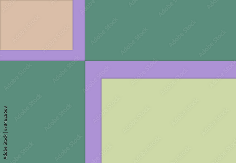 Fototapeta premium Colorful modern abstract decorative cover design with geometric shapes