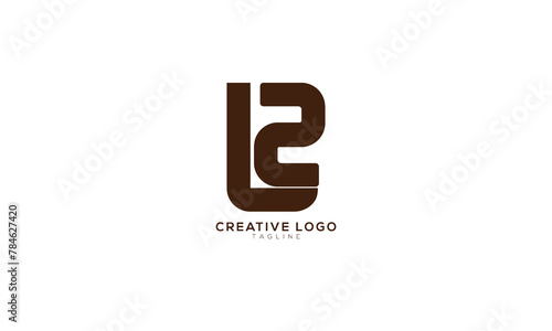 L2 2L Abstract initial monogram letter alphabet logo design photo