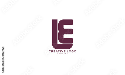Free Download EL LE Abstract initial monogram letter alphabet logo design - GFXLoad
