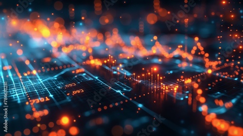 Dynamic Data Visualization with Glowing Graphs and Figures  Concept of Big Data Analysis  Statistics  and Information Technology