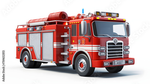 Fire Truck Icon 3d