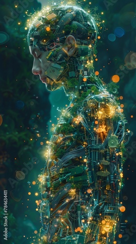 circuit board  glowing  intricate  detailed  8k  concept art  trending on artstation  unreal engine