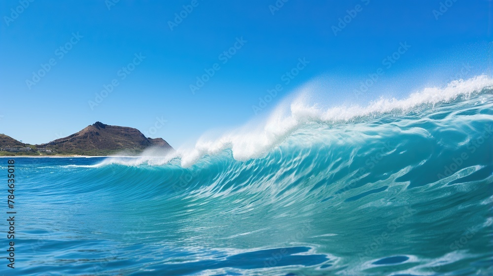 Sea Water Waves closeup