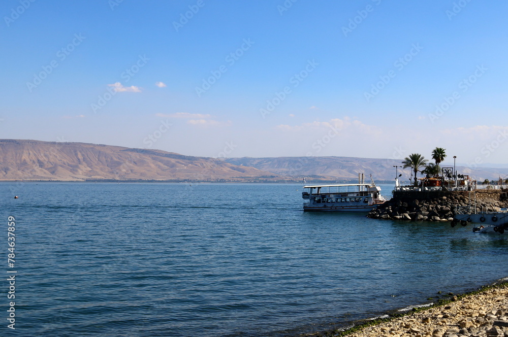 Lake Kinneret. The lake's coastline is the lowest landmass on Earth Lake Kinneret. The lake's coastline is the lowest landmass on Earth