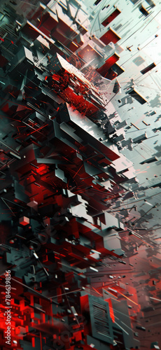 Fractured Glitch Reality Wallpaper., Amazing and simple wallpaper, for mobile © Dolgren