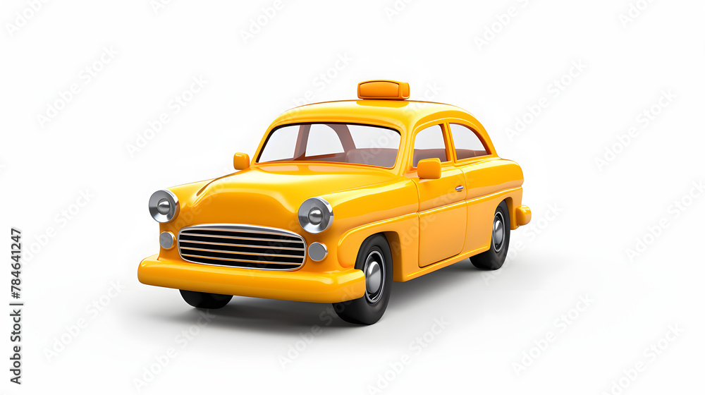 Taxi Icon 3d