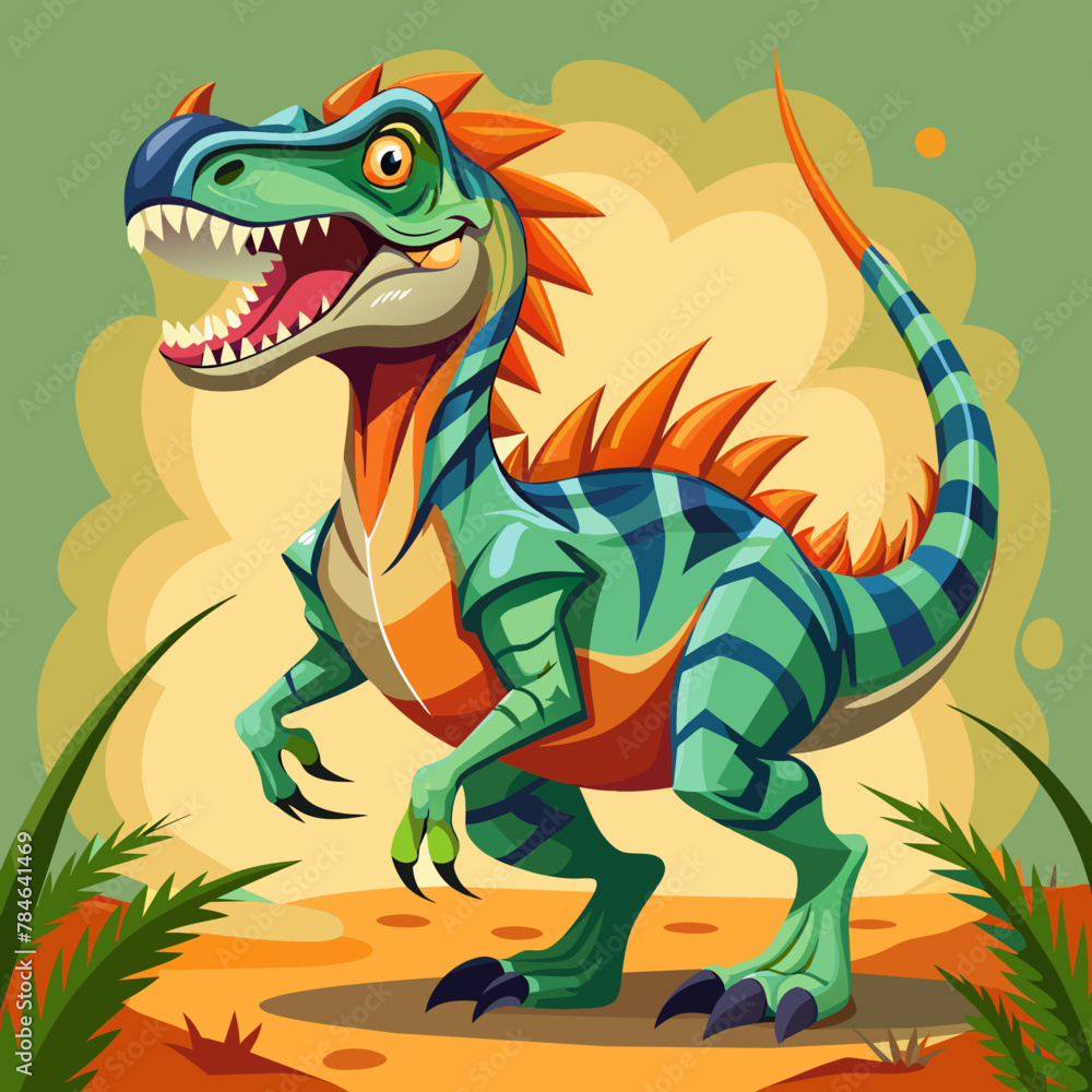 Fototapeta premium illustration of dinosaur