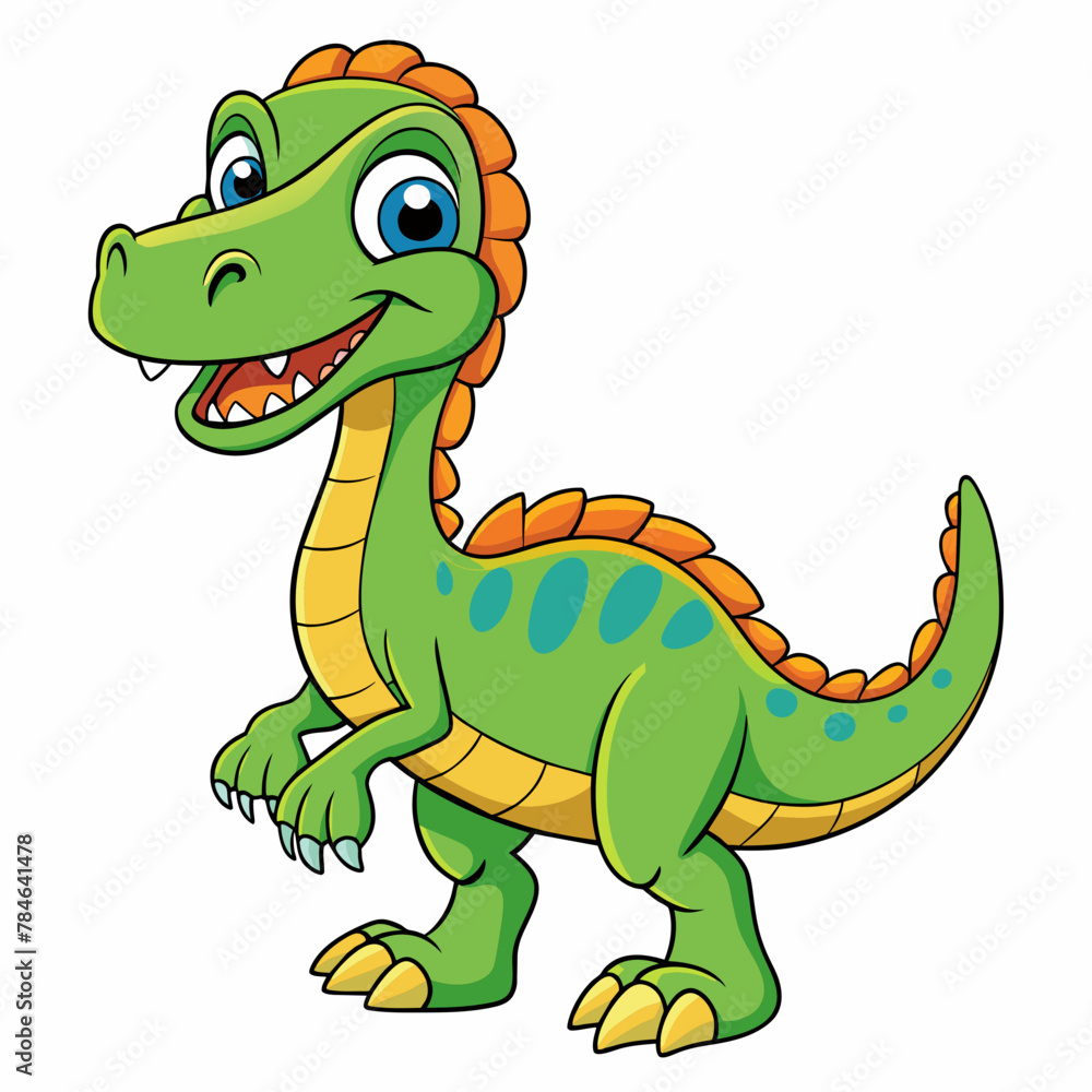 Fototapeta premium illustration of dinosaur