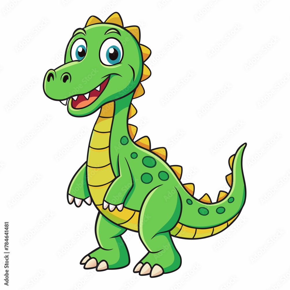 Fototapeta premium illustration of dinosaur