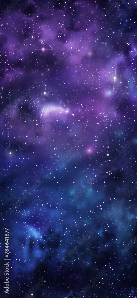 Obraz premium Ethereal Galaxy-themed Twinkling Wallpaper., Amazing and simple wallpaper, for mobile