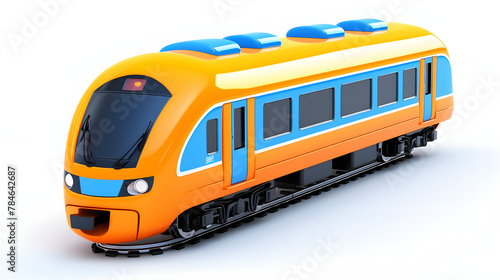 Train icon 3d