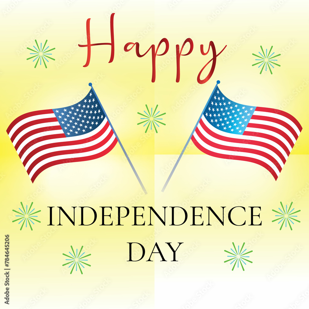 Happy Independence day poster, background design Stock Illustration ...