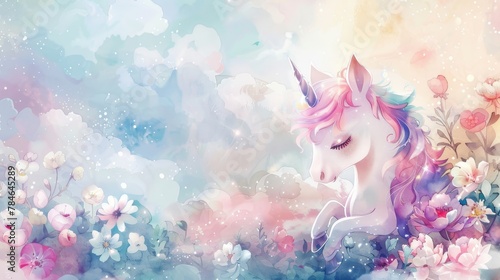 Graceful Unicorn in Profile...