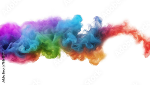 Rainbow smoke