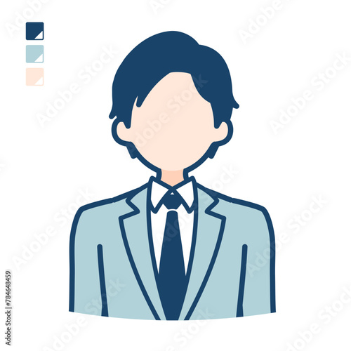 simple suit businessman_upper-body_nofece