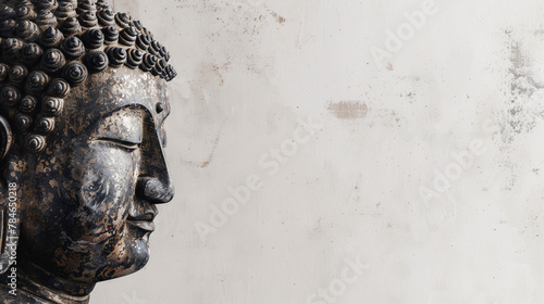buddha on background with copy space  photo