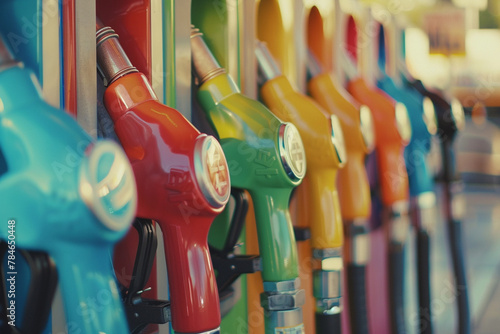 coloured fuel dispensers 