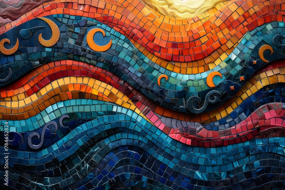 abstract background in latin colors and patterns, hispanic american Heritage Month abstract background in latin colors and patterns, hispanic american Heritage Month